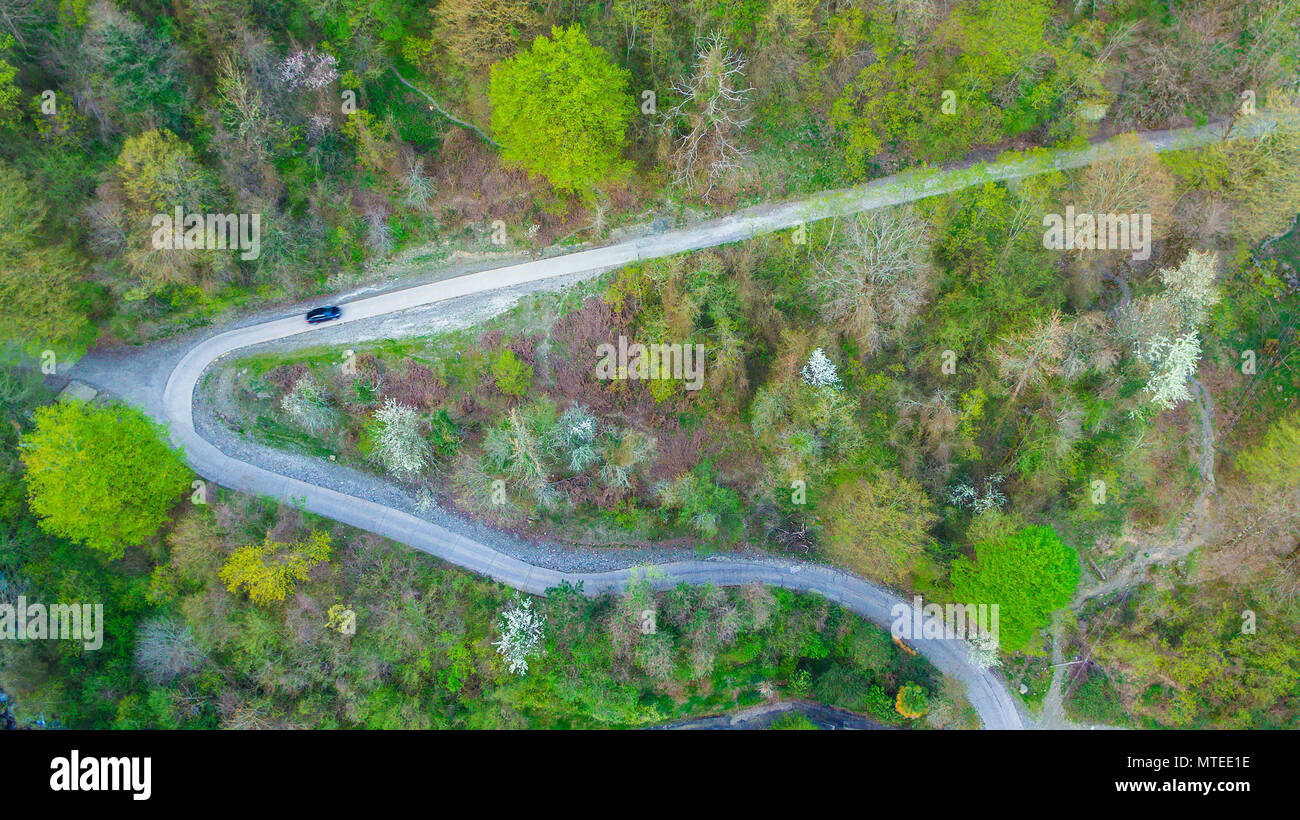 Hairpin Turn In Spring Stock Photos Hairpin Turn In Spring Stock