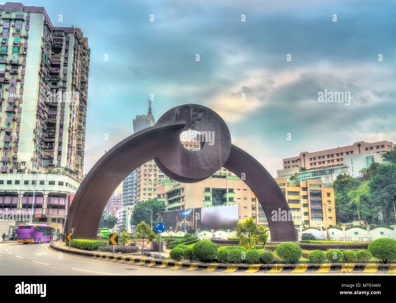 The Orient Arch Monument in Macau, China Stock Photo - Alamy