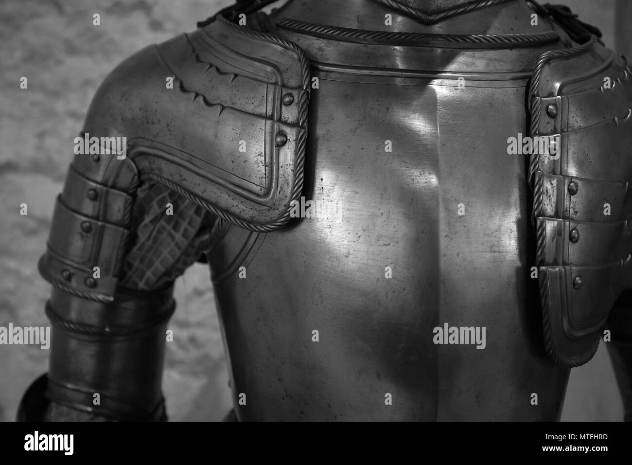 an armor of medieval knight Stock Photo 