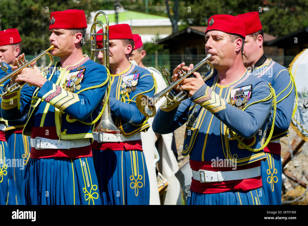 African soldiers musicians hi-res stock photography and images - Alamy