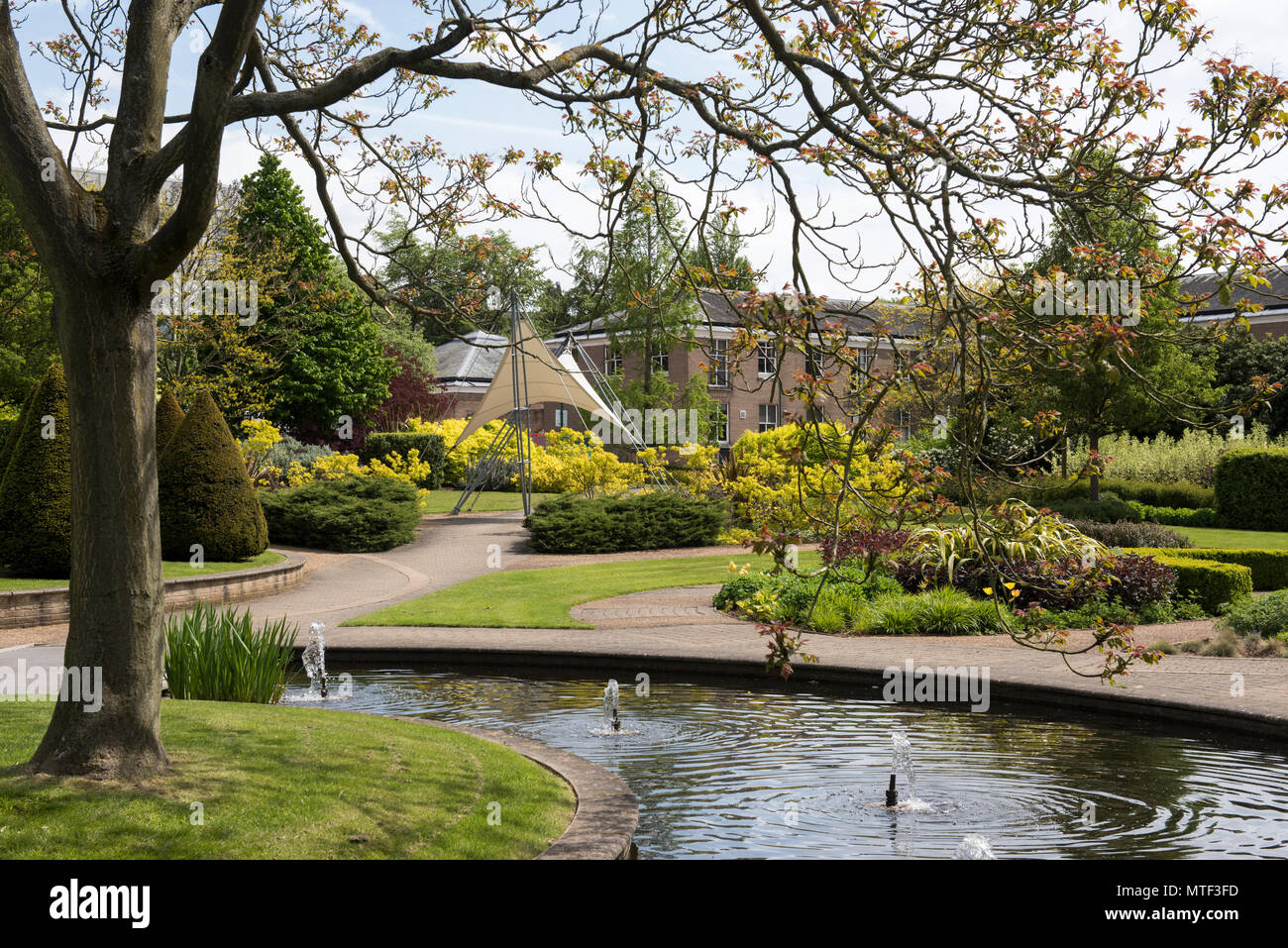 The Millennium Garden On University Park Nottingham England Uk