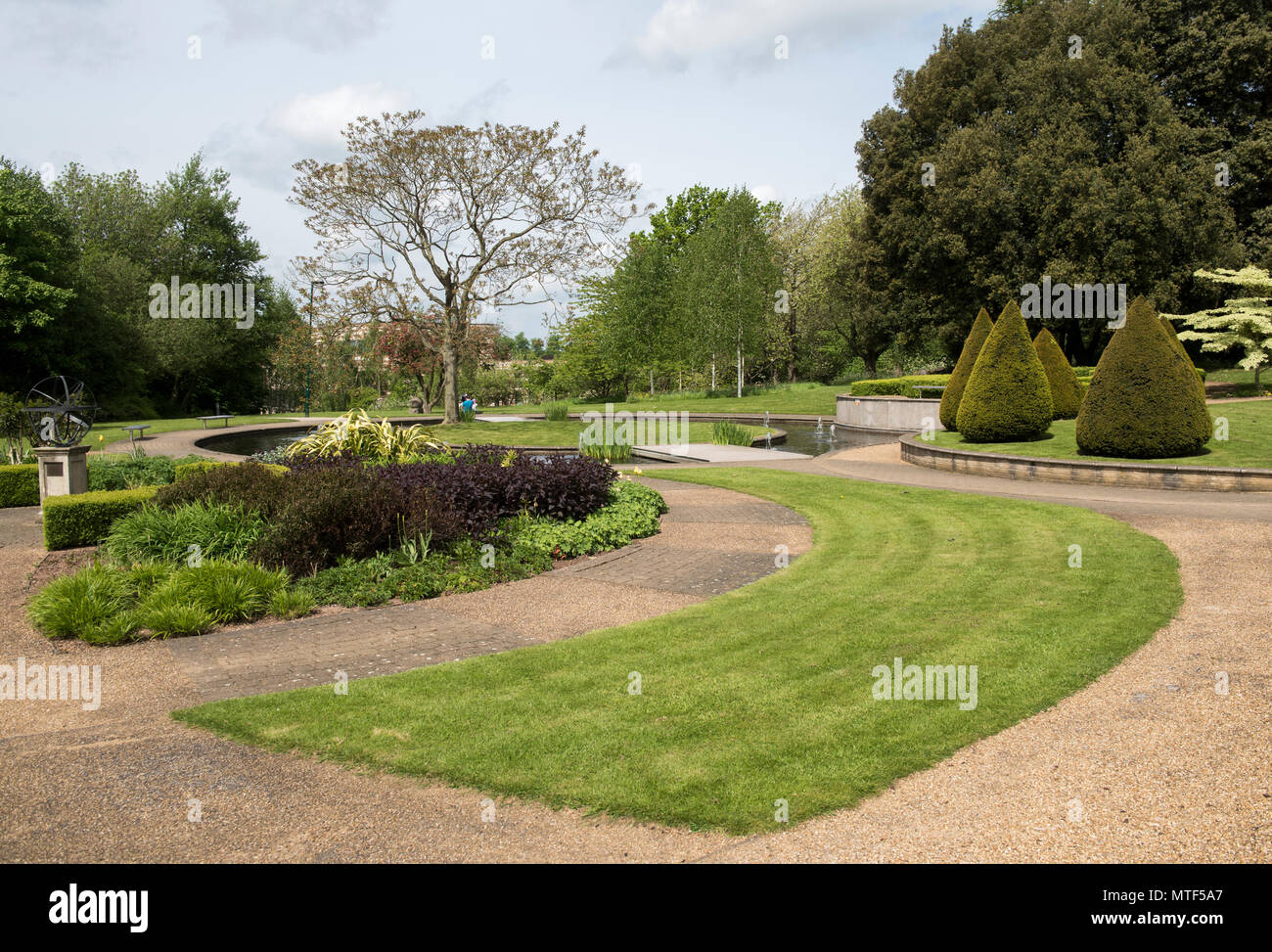 The Millennium Garden On University Park Nottingham England Uk