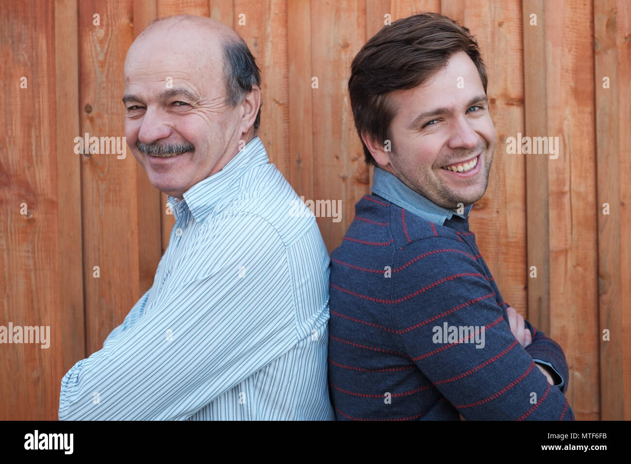 Senior father son enjoying hi-res stock photography and images - Alamy