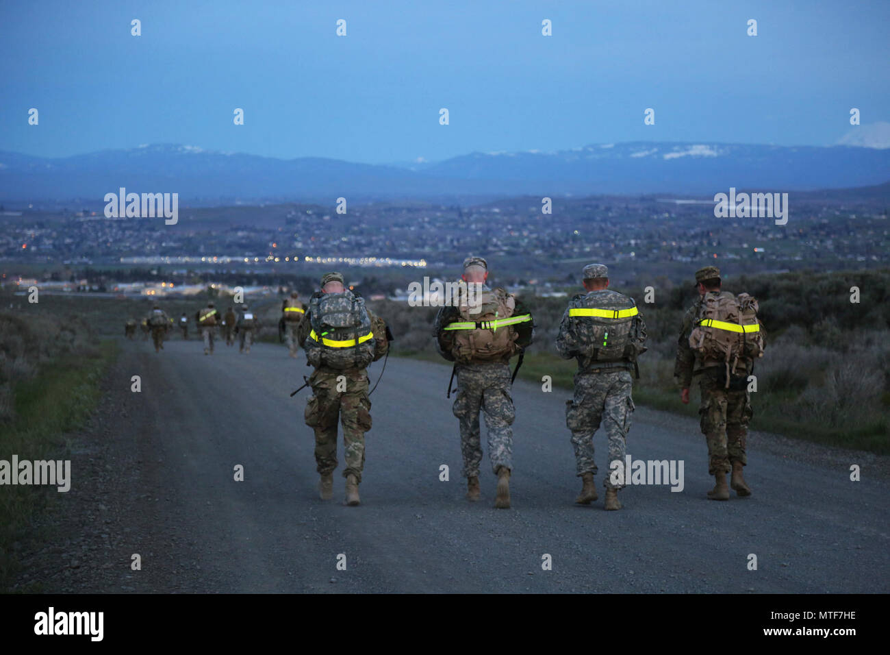 Ruck Distance U.S. Soldiers with the 20th CBRNE Command, conduct a 7.5 mile ruck ...