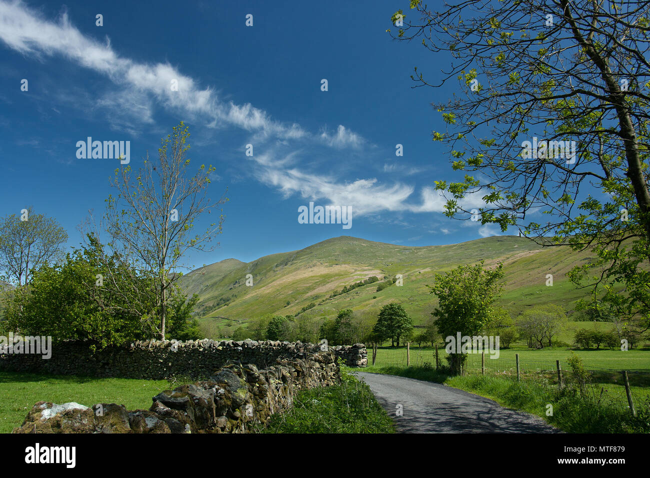 Troutbeck Park , Troutbeck, Cumbria with view of high fells leading