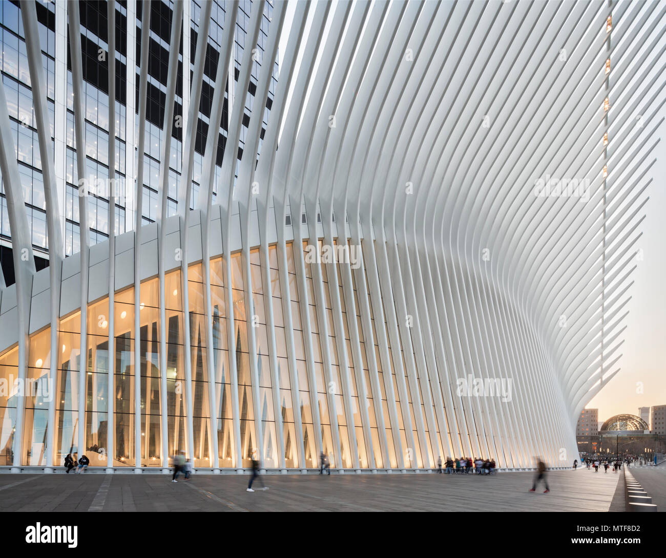 The Oculus World Trade Center Transportation Hub at Ground Zero in Lower Manhattan, NYC oculus new york Stock Photo