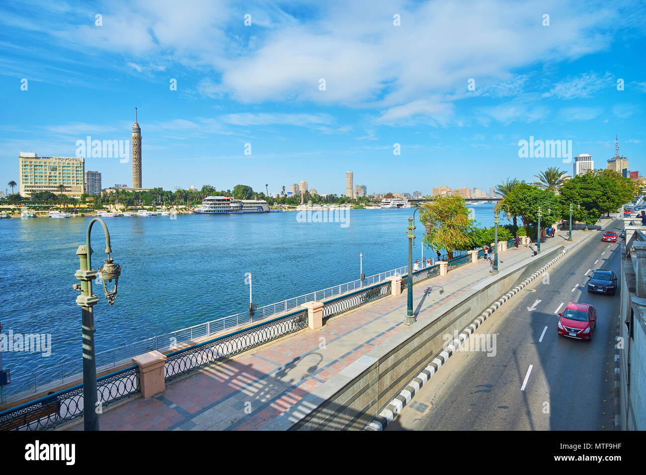 Corniche el nil hi-res stock photography and images - Alamy