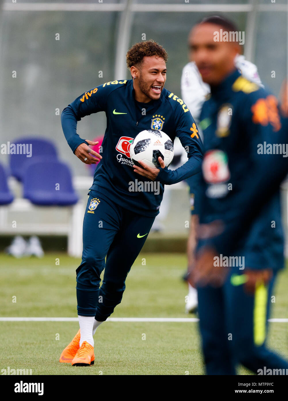 Brazils neymar during training hi-res stock photography and images - Alamy