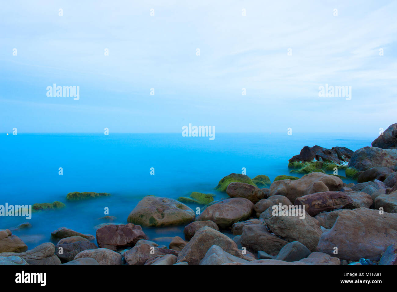 Aerial view stone beach clear hi-res stock photography and images - Alamy