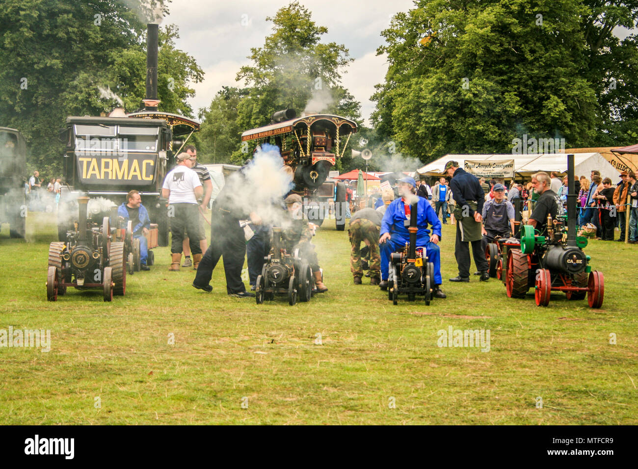 Steam festival Astle Park Chelford Cheshire UK Stock Photo Alamy