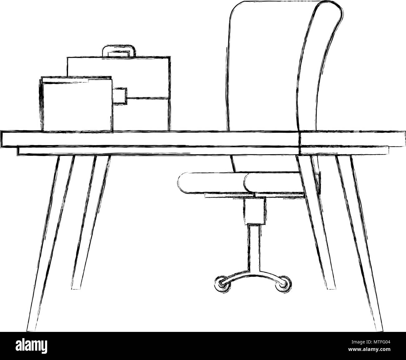 Simple desk scene Black and White Stock Photos & Images - Alamy
