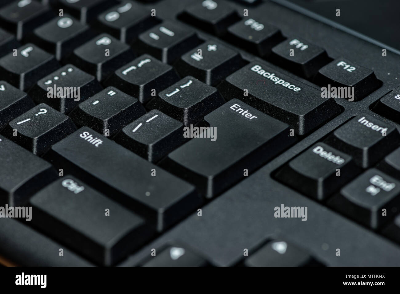 Black computer keyboard Stock Photo - Alamy