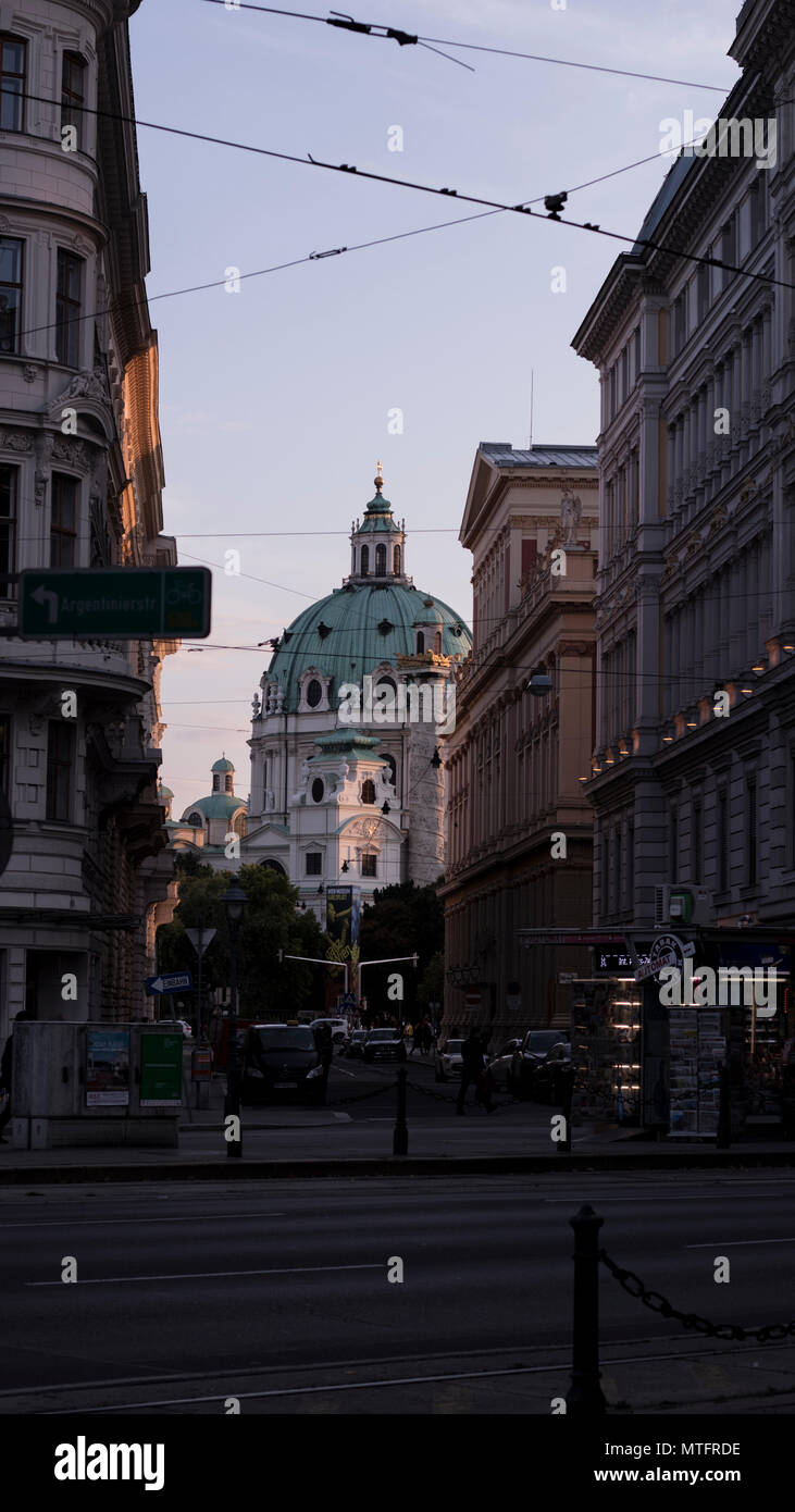 Karlskirche Wien Stock Photo