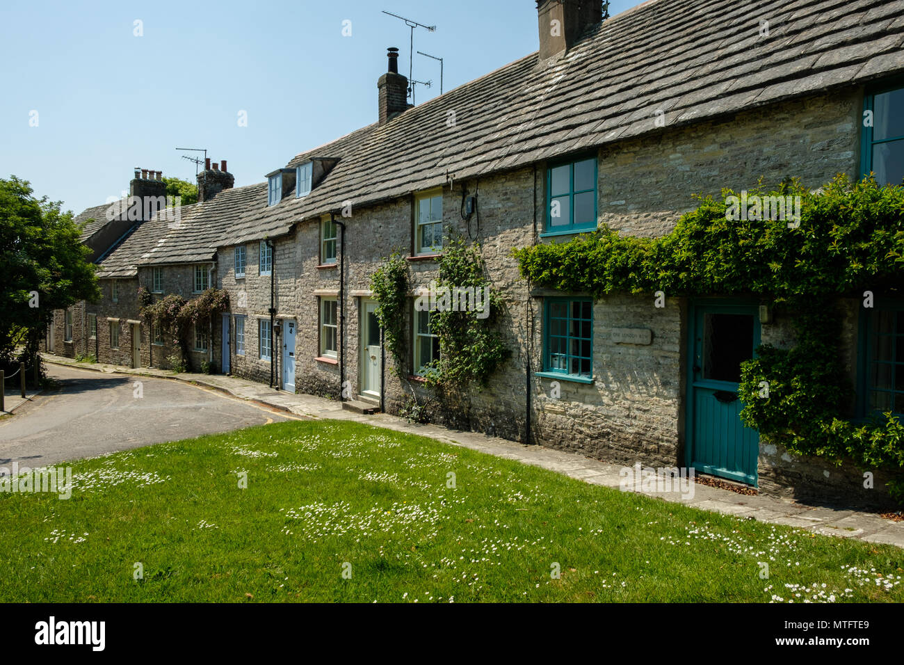 The village of Worth Matravers Dorset England UK Stock Photo Alamy