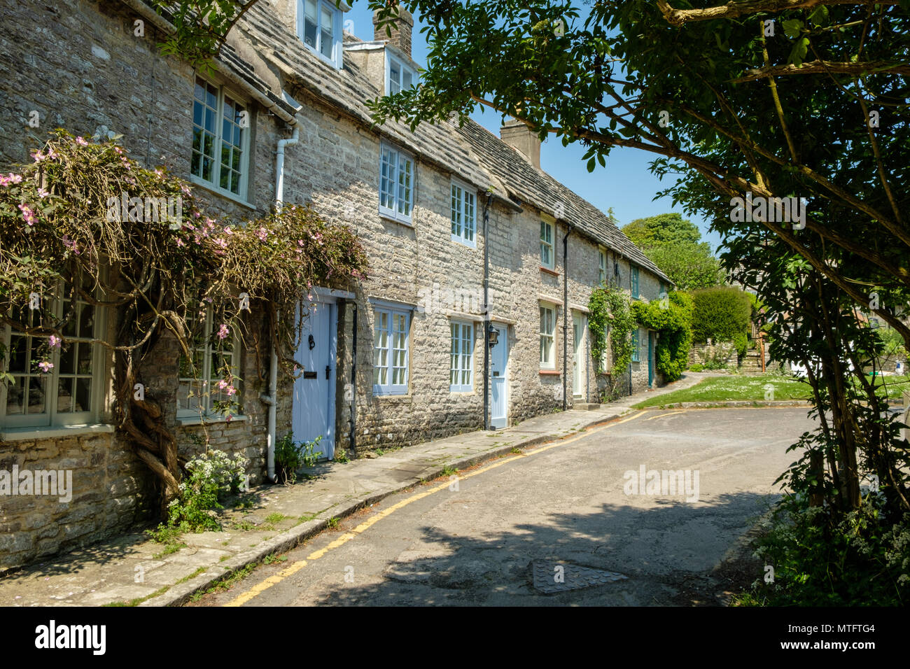 The village of Worth Matravers Dorset England UK Stock Photo Alamy