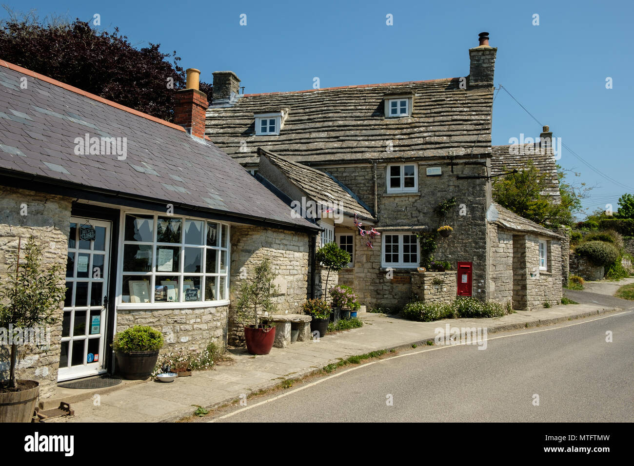 The village of Worth Matravers Dorset England UK Stock Photo Alamy