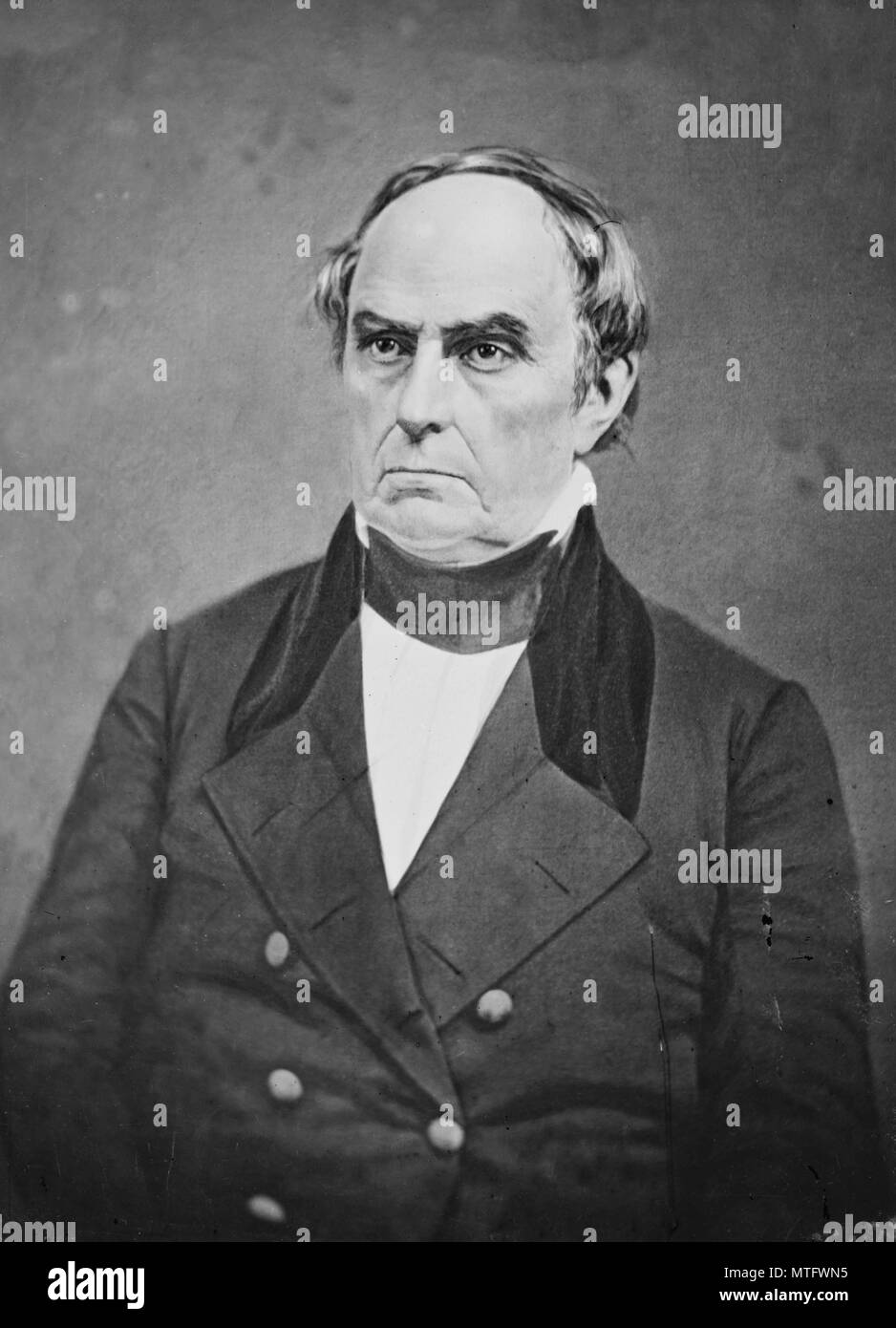 Daniel Webster (1782 – 1852) American politician Stock Photo