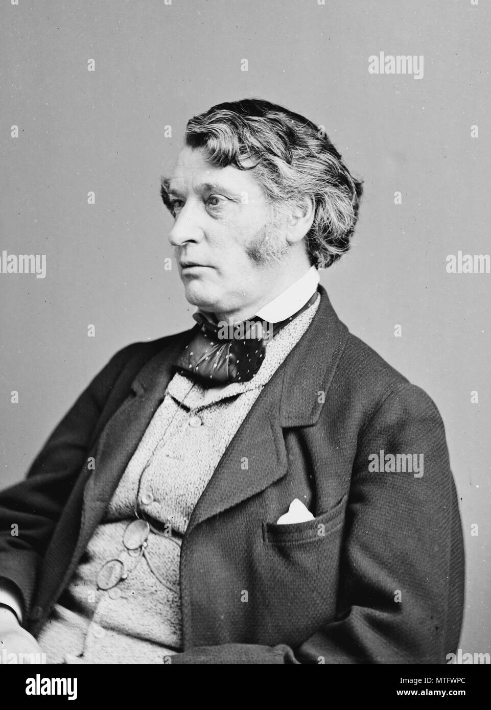 Charles Sumner (1811 – 1874) American politician and United States Senator Stock Photo