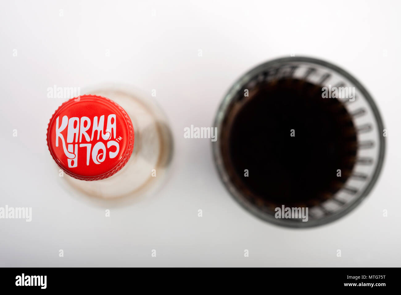 Karma Cola Stock Photo