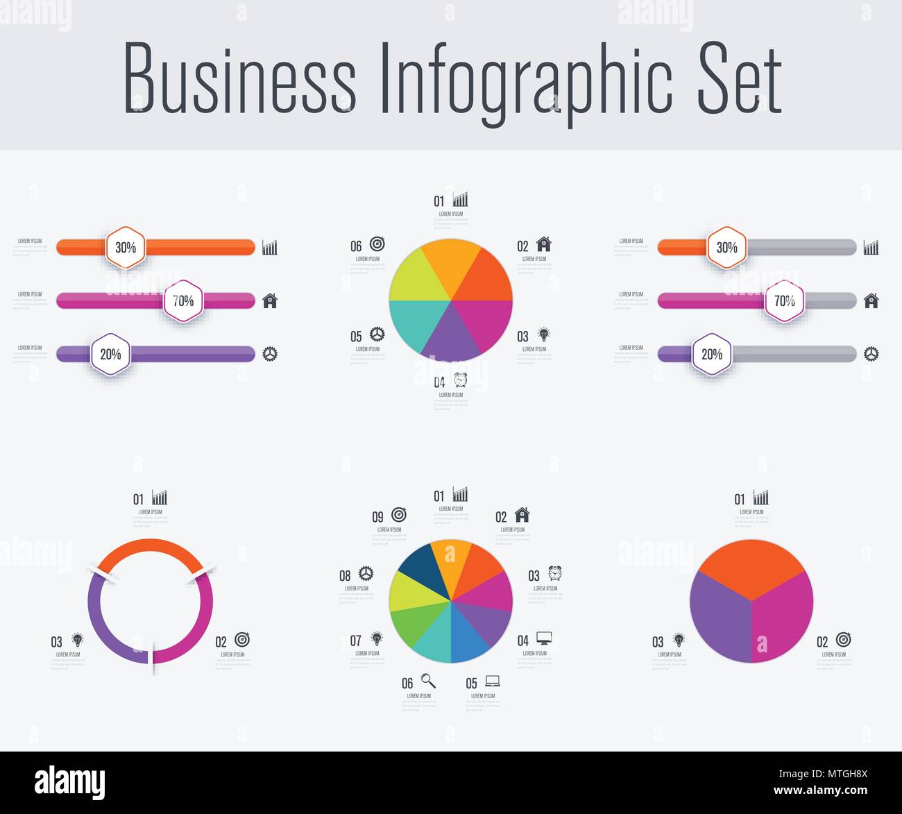 Models Inforgraphics Set with infographics. Data and information visualization. Template ...