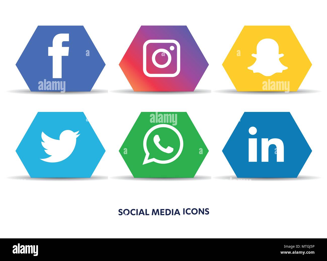 Social media icons set. logo company facebook, instagram, Whatsapp
