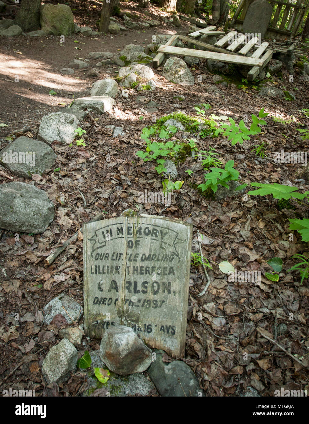 Gold rush cemetery skagway alaska hires stock photography and images