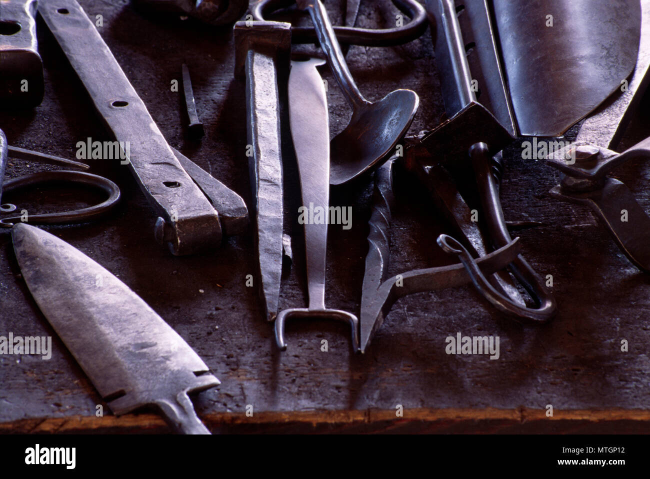 Blacksmith shop tools, Fort Vancouver National Historic Site, Vancouver