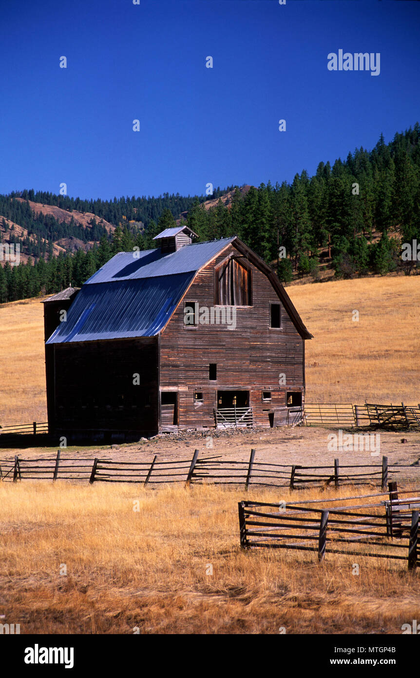 Barn, Kittitas County, Washington Stock Photo Alamy