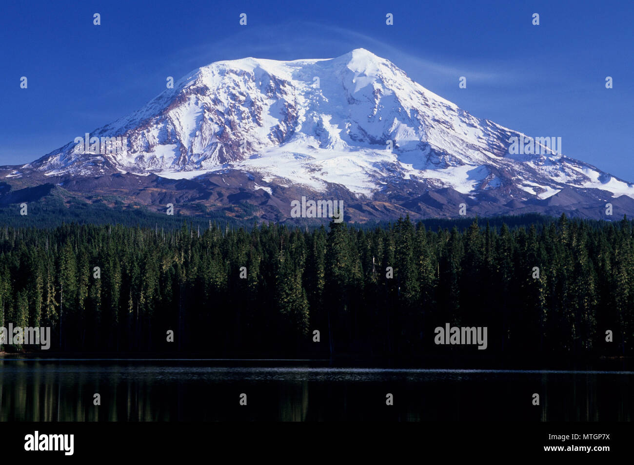 Mt Adams view from Takhlakh Lake, Gifford Pinchot National Forest