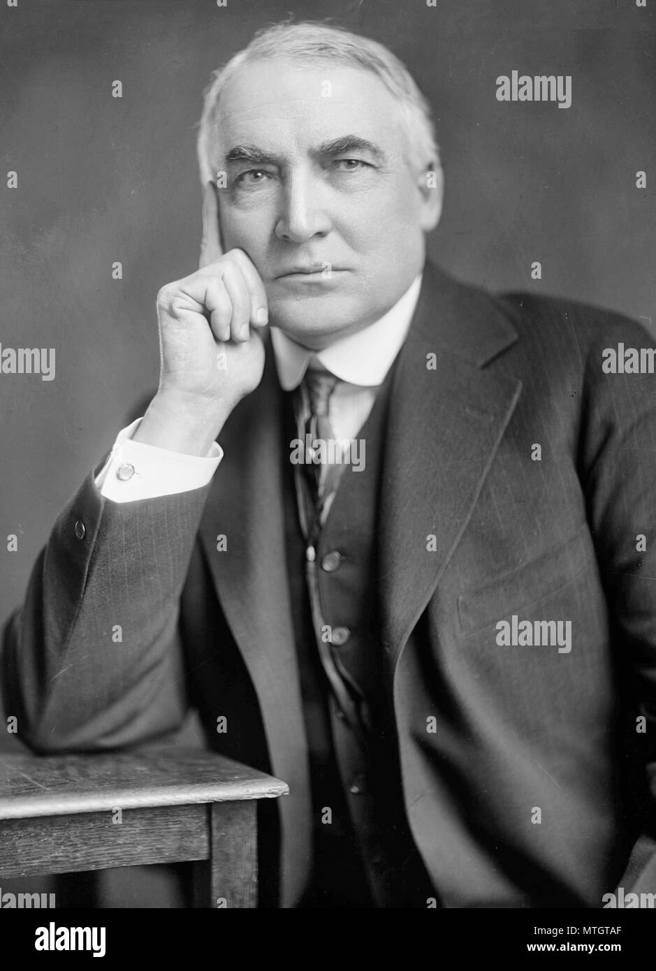 President Warren G. Harding, circa 9200 Stock Photo