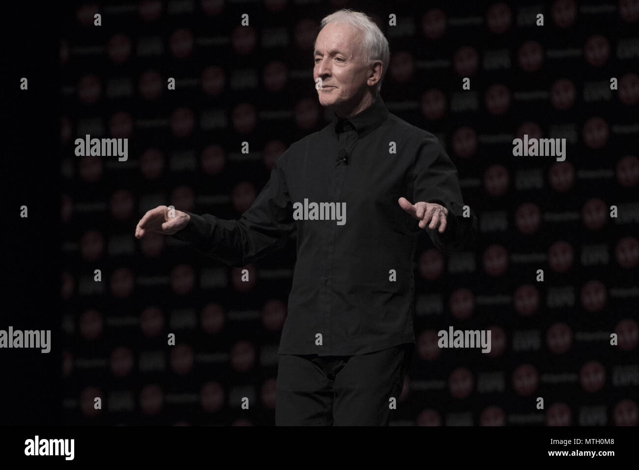 Actor Anthony Daniels attends the 2018 Calgary Comic and Entertainment Expo.  Featuring: Anthony Daniels Where: Calgary, Canada When: 27 Apr 2018 Credit: WENN.com Stock Photo