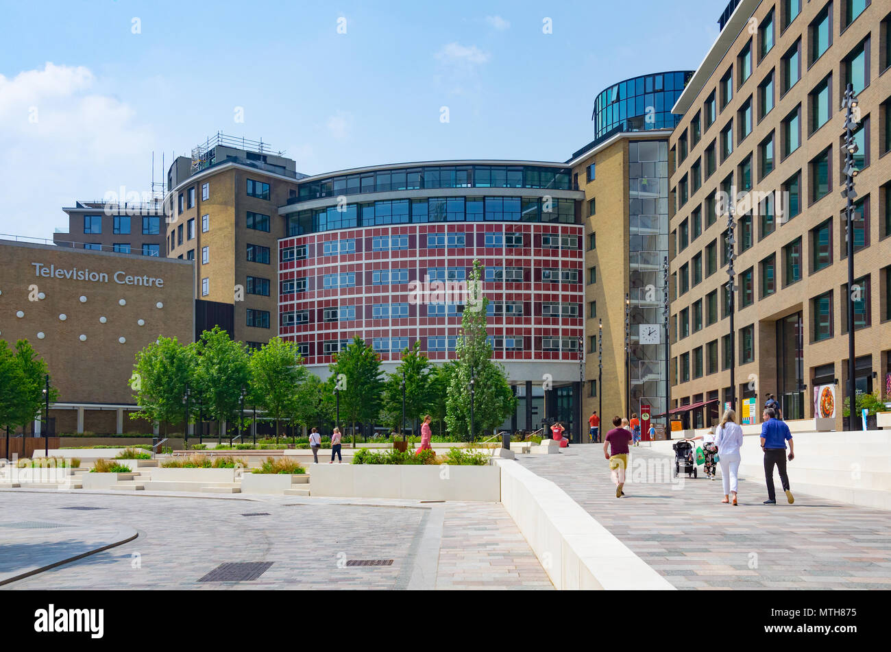 Television Centre on Wood Lane in Shepherds Bush in West London was