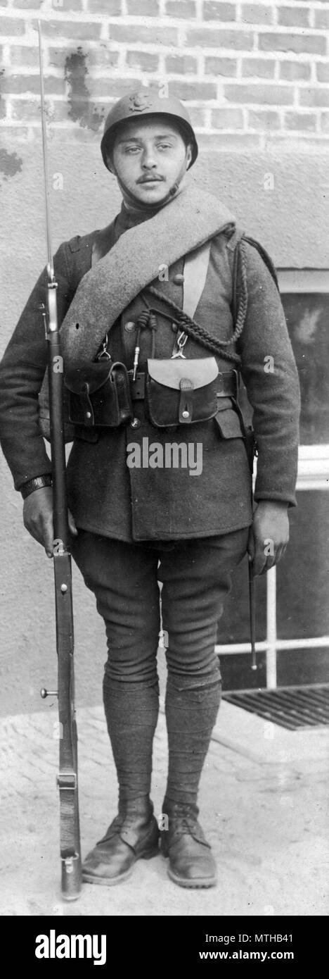 French soldier ww1 Stock Photo