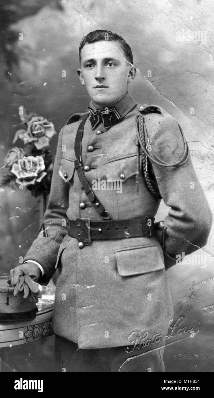 French soldier ww1 Stock Photo