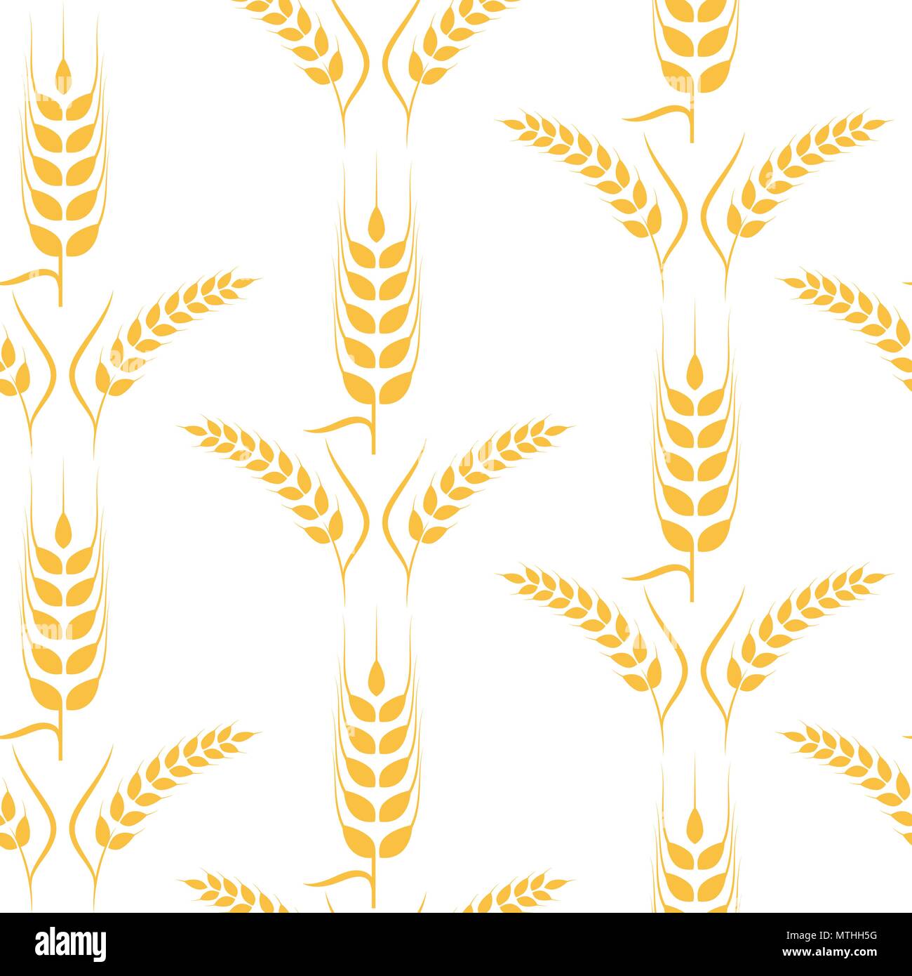 Flour whole wheat white background Stock Vector Images - Alamy