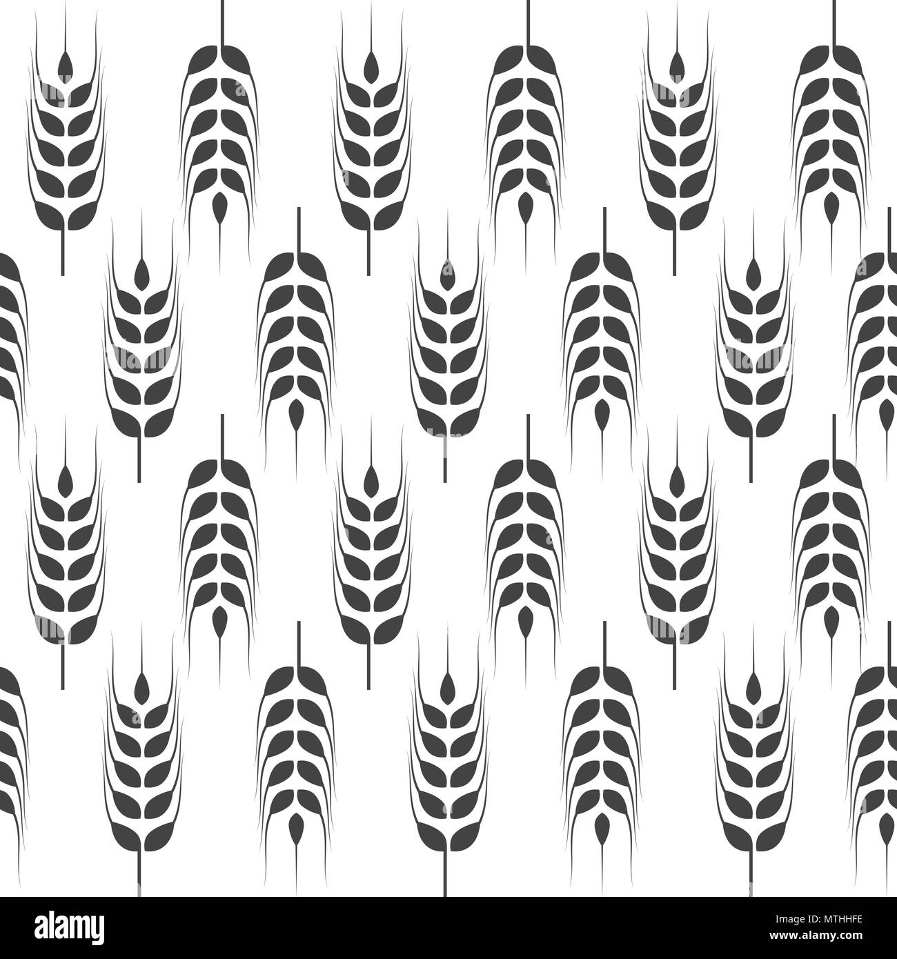 Agriculture wheat Background vector icon Illustration design Stock Vector