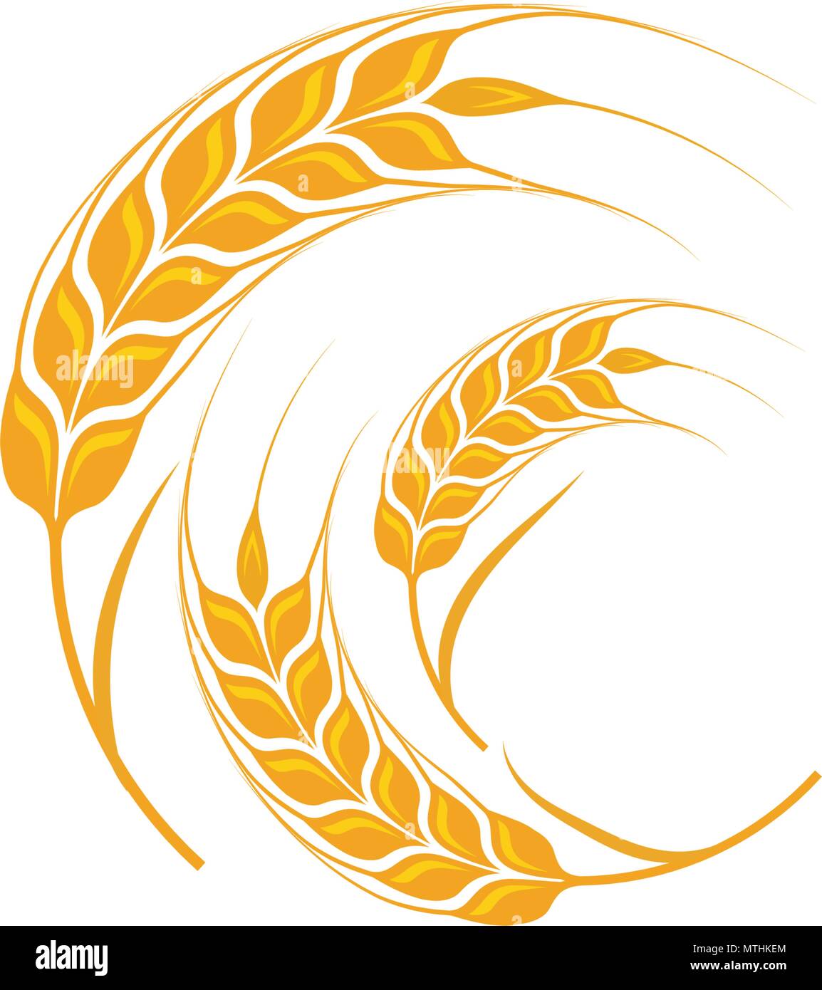 Wheat Stock Vector Images - Alamy