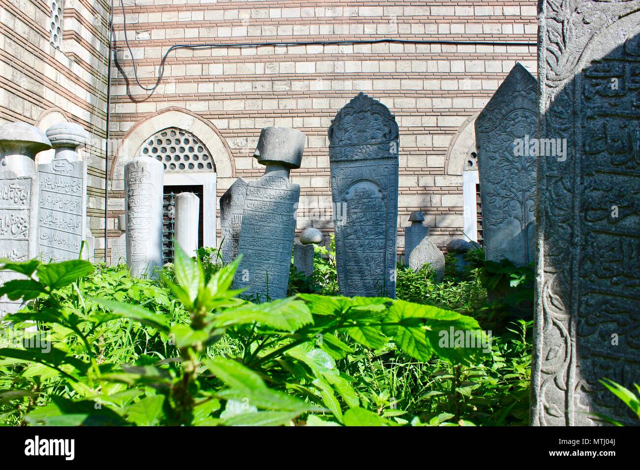 Murat Paşa Camii Haziresi-Cemetery Stock Photo