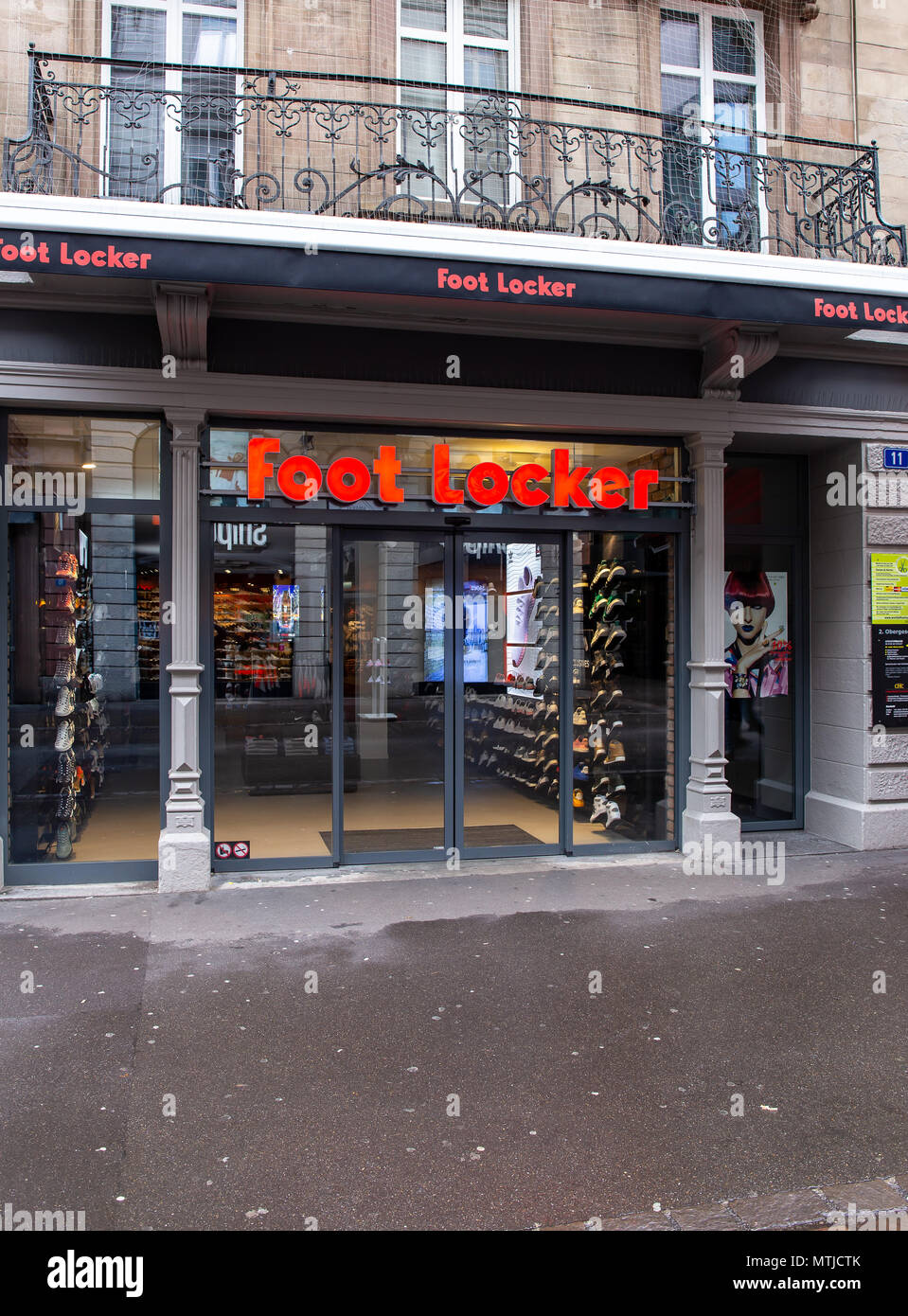 Foot Locker store in Basel Stock Photo
