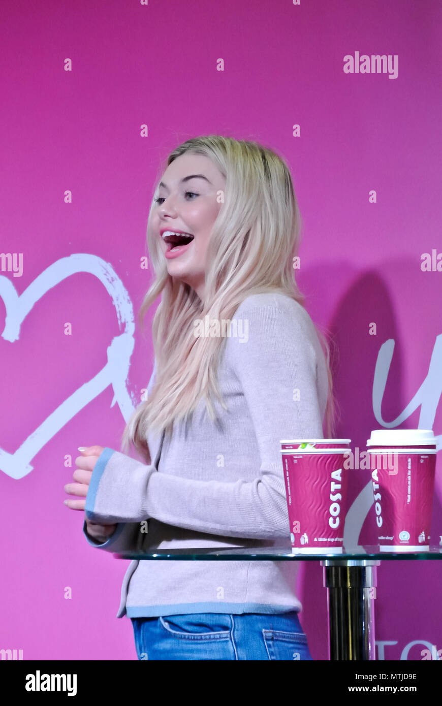 Georgia 'Toff' Toffolo hosts a meet and greet at Solihull Touchwood