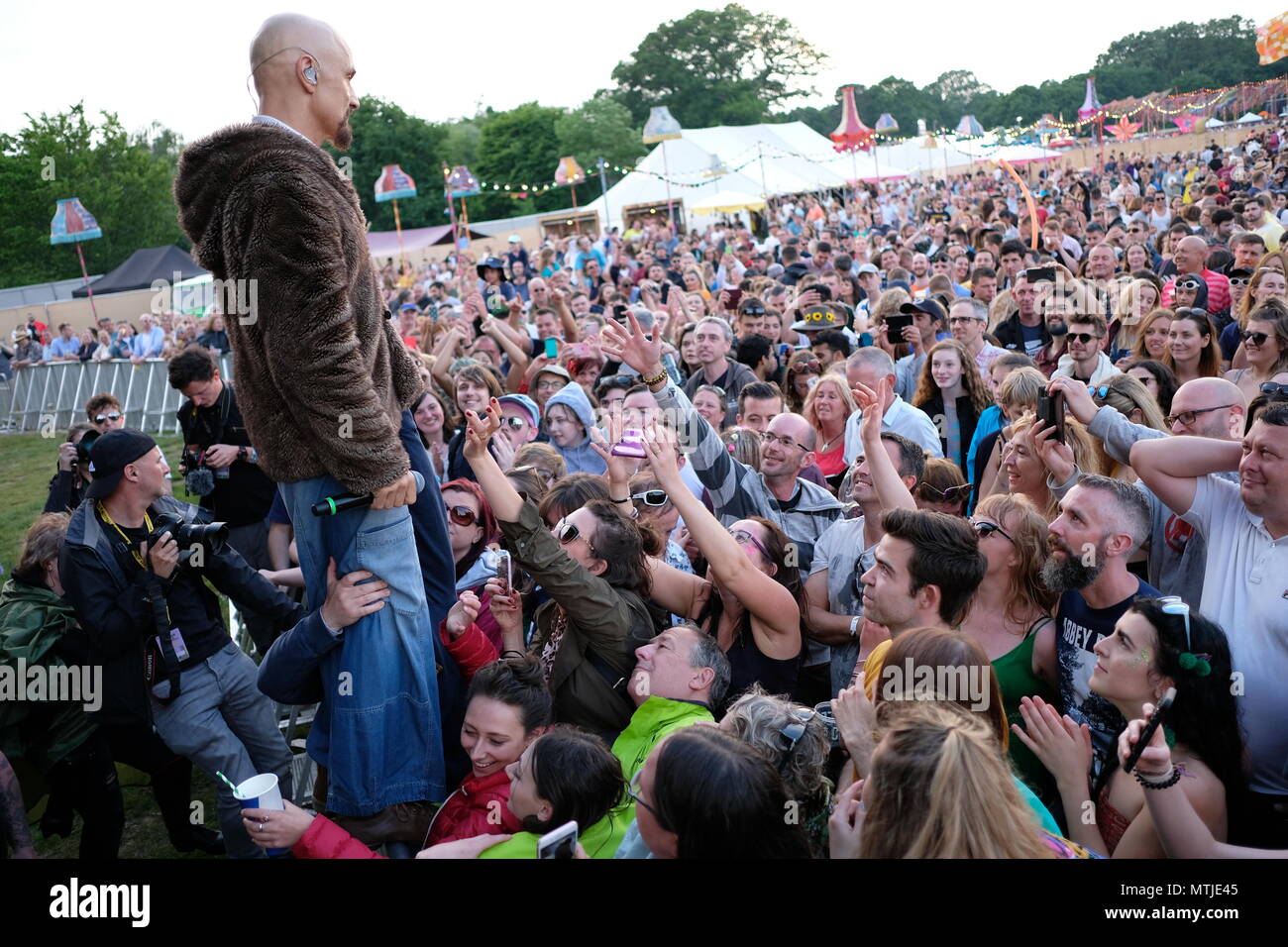 James perform at Common People Festival Southampton Stock Photo