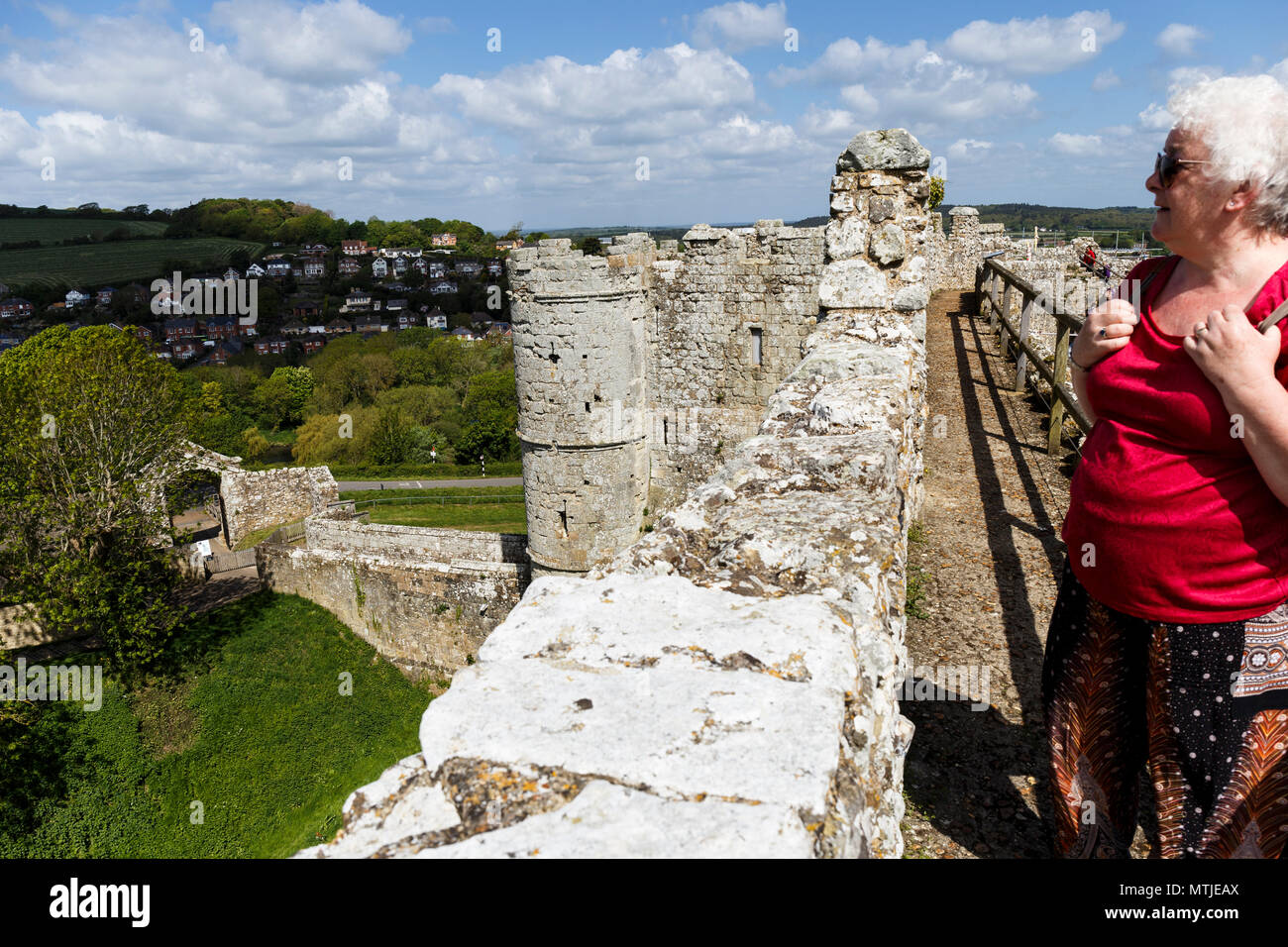 Carisbrooke Castle Newport isle of Wight England Stock Photo Alamy