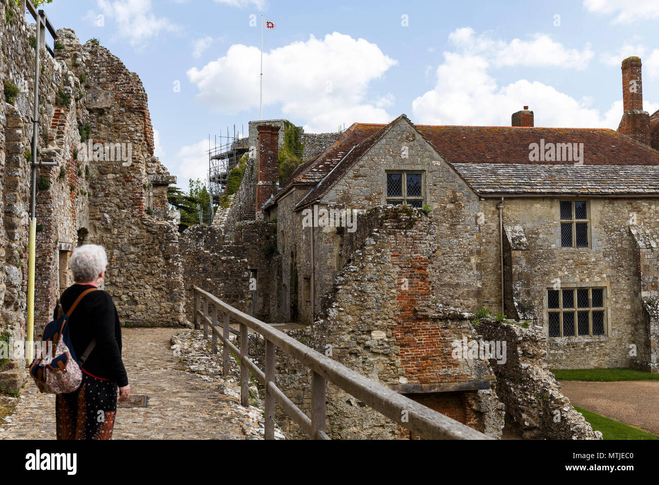 Carisbrooke Castle Newport isle of Wight England Stock Photo Alamy