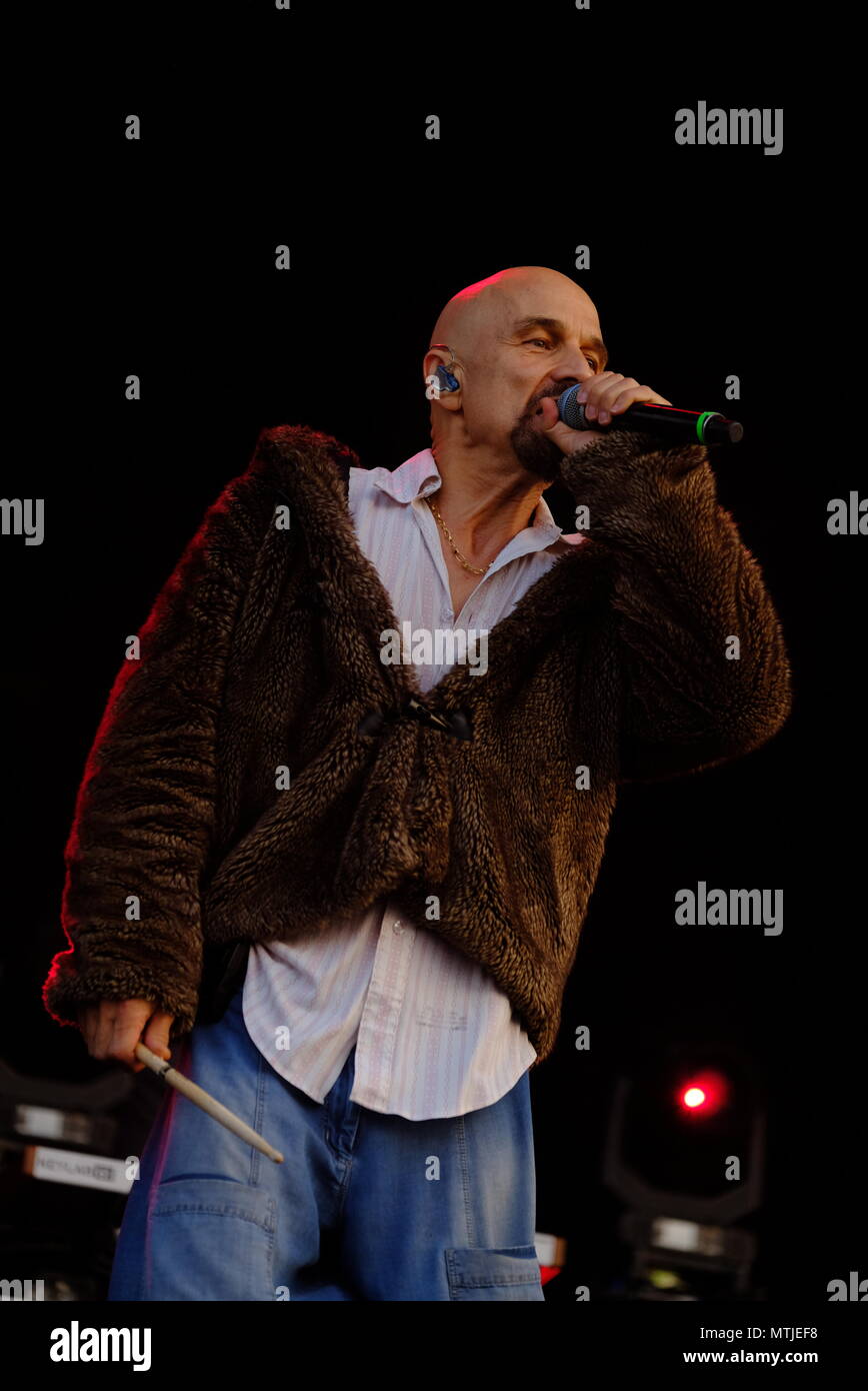 James perform at Common People Festival Southampton Stock Photo