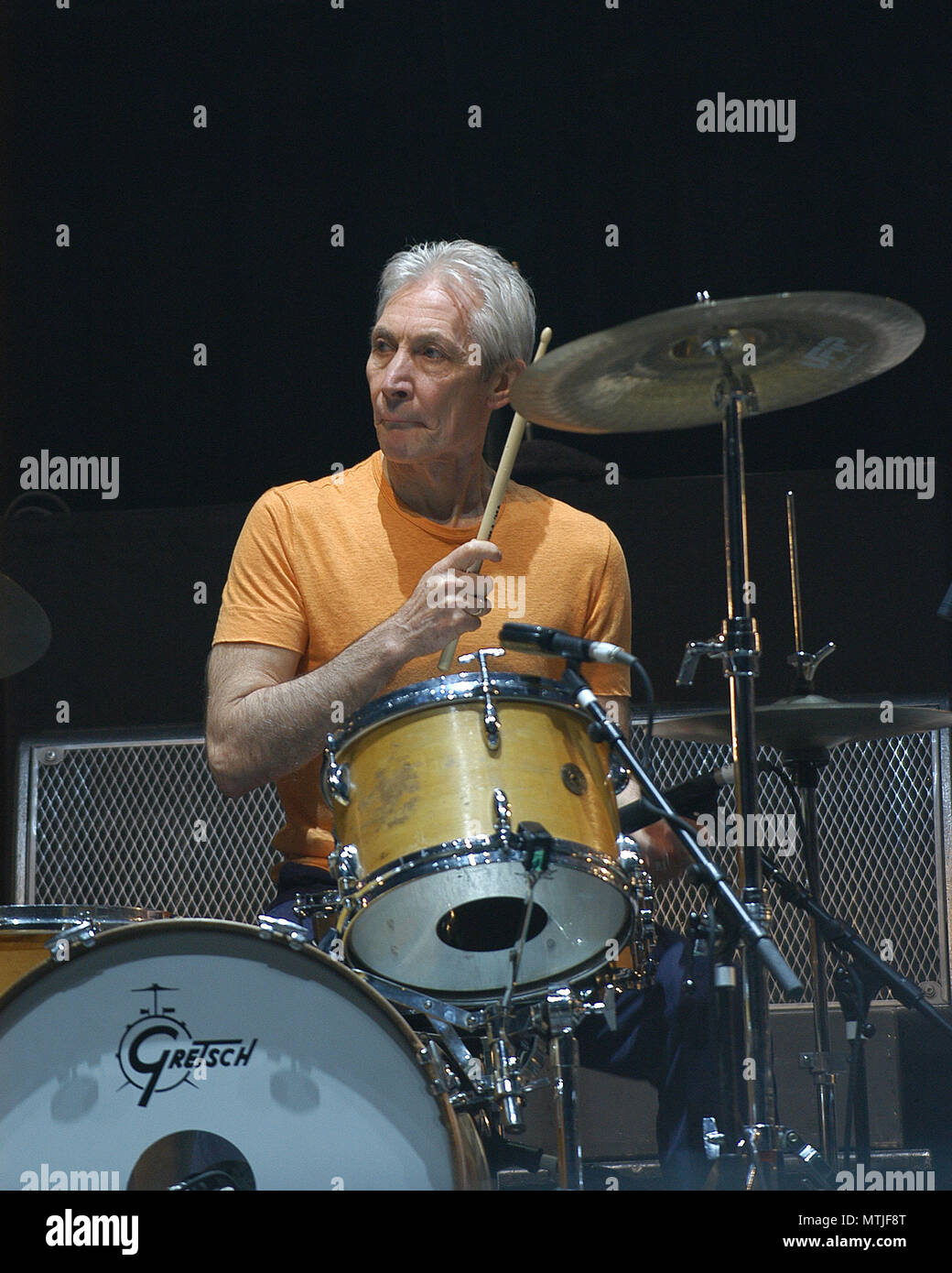 Charlie Watts Rolling Stones Stock Photos & Charlie Watts Rolling ...