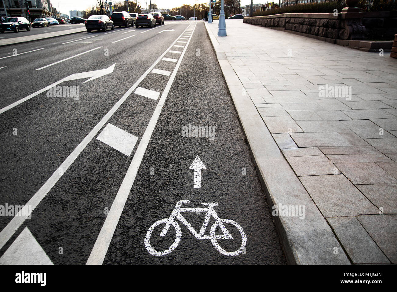 Bike lanes are white lanes sales