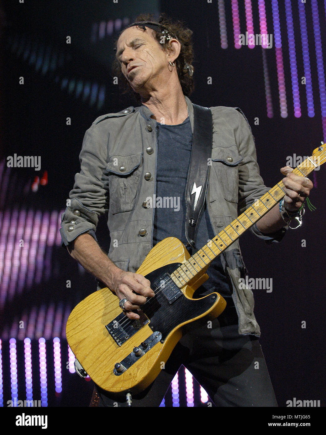 ATLANTA, GA - October 15: Keith Richards of The Rolling Stones