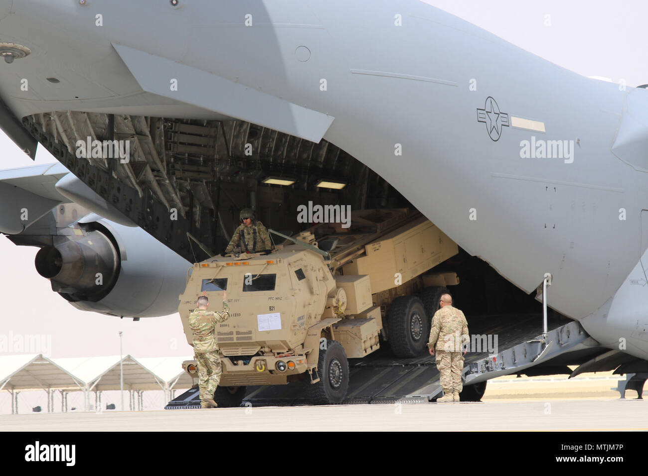 AL MINHAD AIRBASE, United Arab Emirates — Soldiers with the 75th Field Artillery Brigade, III