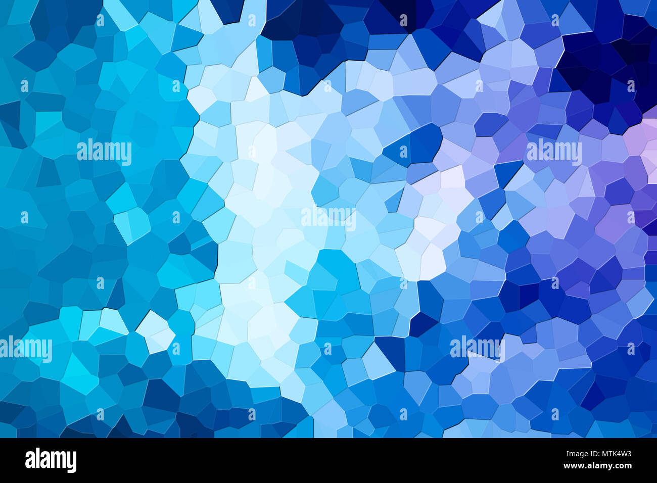 Abstract modern background with geometric pattern from various blue ...