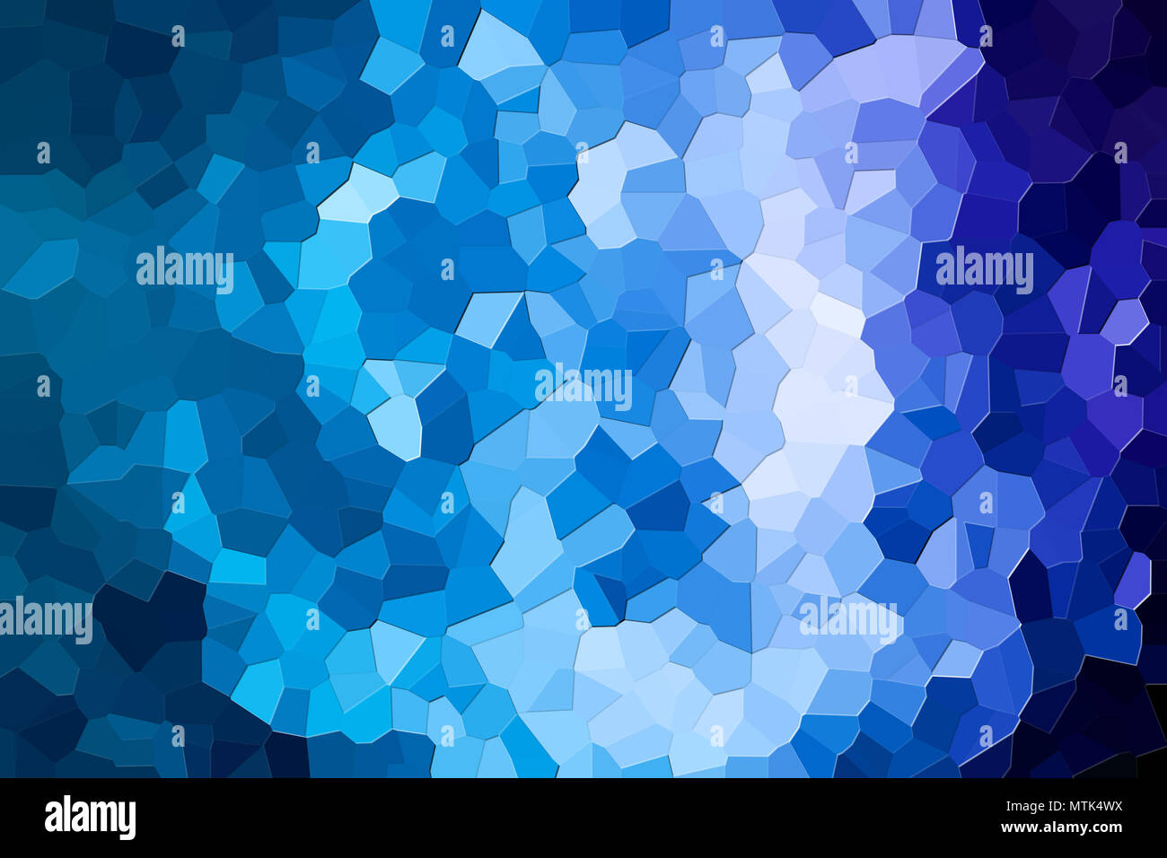 Abstract modern background with geometric pattern from various blue ...